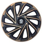 4-Delige Sparco Wieldoppen  Varese 16-inch goud/zwart, Auto diversen, Verzenden, Nieuw