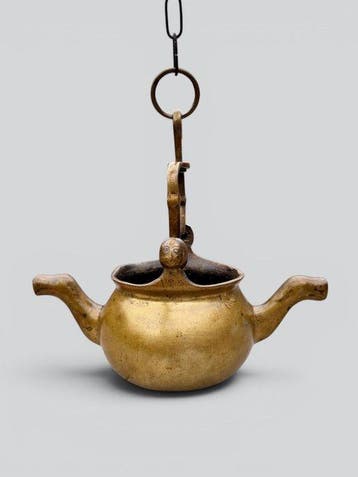Antiek Lavabo - Early 19th century - Messing - Breedte 29 cm