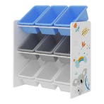 [en.casa] Kinderrek Muxía speelgoedkast 60x62x26,5 cm Koala, Verzenden, Nieuw