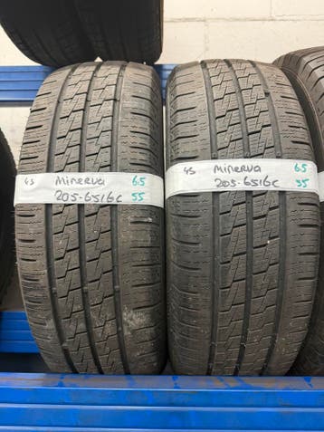 205-65-16C Minerva ALL SEASON 6.5mm BUSBANDEN 205 65 16 C, Ophalen, 16 inch, 205 mm, All Season