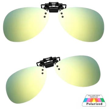 Fako Sunglasses - Clip On Voorzet Zonnebril Piloot - Overzet, Sieraden, Tassen en Uiterlijk, Zonnebrillen en Brillen | Dames, Verzenden