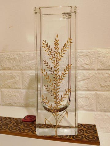 Alessandro Mandruzzato - Bloempot - Muranoglas -