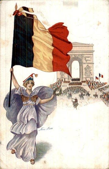 Frankrijk - Fantasie, Illustrator - Xavier Sager -, Gelopen