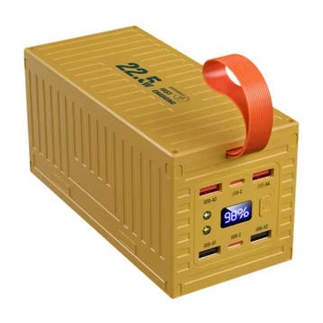 60.000mAh Powerbank met 5 Oplaadpoorten (USB, USB-C) - LED, Verzenden, Nieuw, Qoovi
