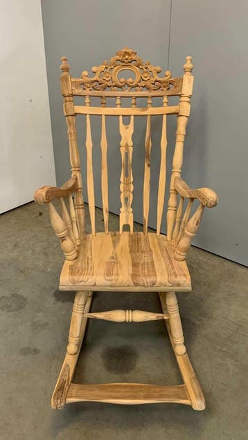 Schommelstoel teak, Ophalen of Verzenden, Nieuw