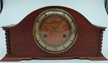 Pendule - Lancaster - Hout, Messing - 1950-1960