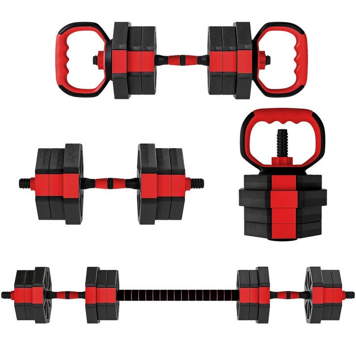 TRUUSK 4-in-1 Halterset - Korte en Lange Halters - Verstelba, Sport en Fitness, Rugby, Nieuw, Verzenden