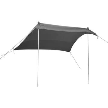 Strandtent Bernheze zonbescherming 200x200x170 cm grijs pro., Verzenden, Nieuw