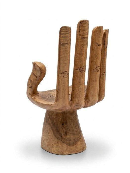 Stoel - Hout, Antiek en Kunst, Kunst | Designobjecten