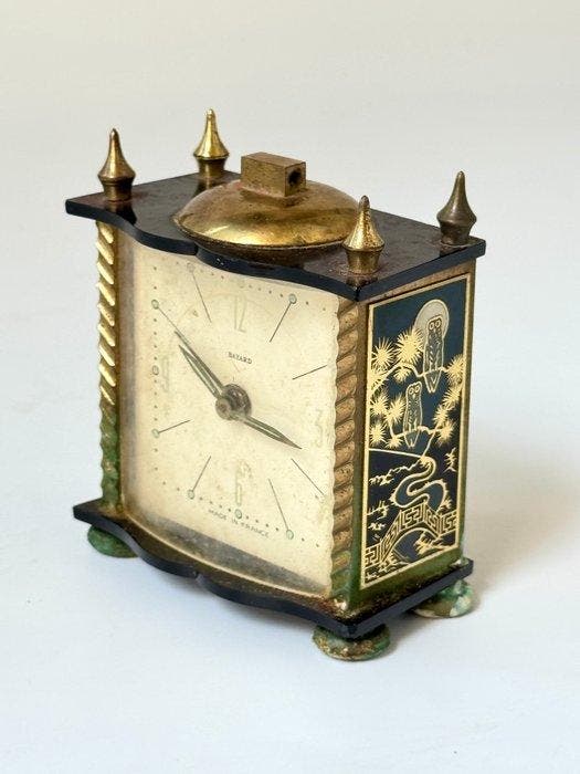 Reisklok - Rare pendulette réveil Bayard “Mignonnette” –, Antiek en Kunst, Curiosa en Brocante