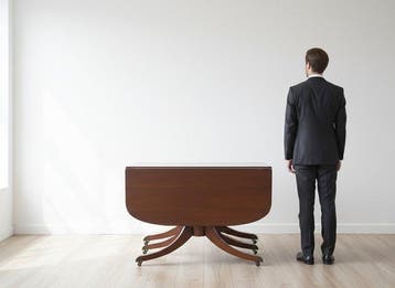 Tafel - Mahonie - Antieke uitschuifbare tafel