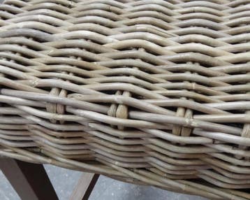 Rita barstoel naturel rotan, Ophalen of Verzenden, Nieuw
