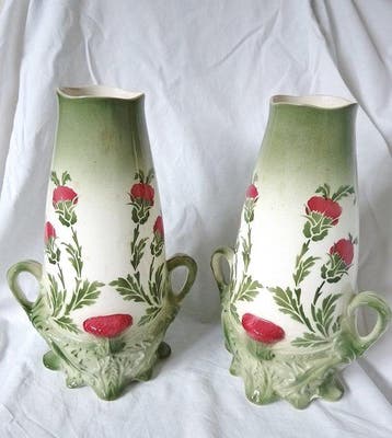 Nimy, Manufacture Imperiale et Royal Nimy - Vaas (2) -, Antiek en Kunst