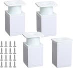Tafelpoten 6cm vierkant wit | 35% Korting | Snel Beslissen, Tafelpoot, Minder dan 50 cm, Vierkant, Nieuw