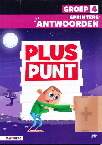 Pluspunt versie 4 Antwoorden Werkboek sprinters groep 4, Verzenden, Nieuw