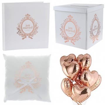 Set met enveloppendoos en gastenboek Collage de Mariage, Hobby en Vrije tijd, Feestartikelen, Verzenden, Nieuw, Versiering, Geboorte of Huwelijk