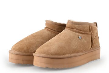 Warmbat Boots in maat 38 Bruin, Kleding | Dames, Schoenen, Bruin, Verzenden, Overige typen, Zo goed als nieuw