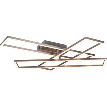 LED Plafondlamp - Plafondverlichting - Trion Rosso - 36W -, Huis en Inrichting, Ophalen of Verzenden, Nieuw, Metaal, Overige fittingen