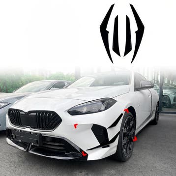 Front Bumper Canards Voor BMW 1 Series F70 M Sport & M135 -, Auto-onderdelen, Ophalen of Verzenden, Nieuw