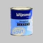 Wijzonol Hoogglans DEKKEND Satijngrijs 9214 - 0,75 Liter, Verzenden, Nieuw