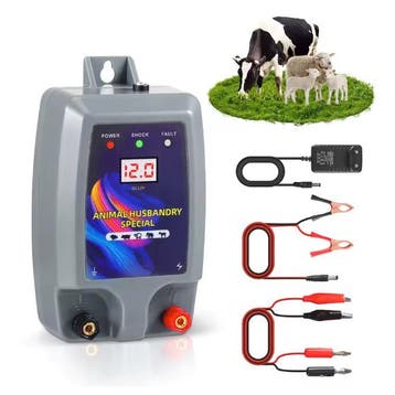 Schrikdraadapparaat 12V 1.5J – Elektrische Afrastering 15 km, Verzenden