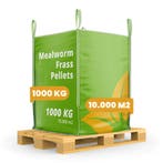 Meelworm Frass - Insectenmest korrels (Bigbag 1000Kg – Voor, Verzenden, Mest