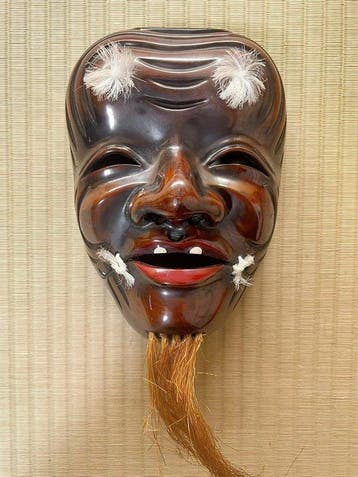 Mask - Hout - Japanse Noh-maskers (Zonder minimumprijs)