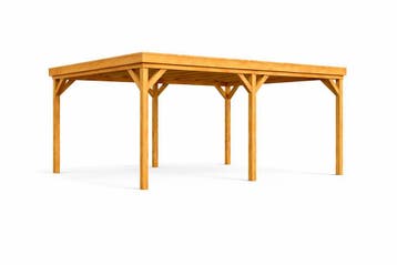 Douglas 15x15 Carport 4 x 6 meter – 3,5 meter hoog –, Ophalen, Nieuw, Carport