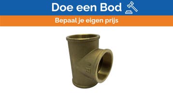 Bieden: Guidi Brass T-Fitting 2 1/2 Inch - Marine Yacht Har, Watersport en Boten, Bootonderdelen, Ophalen of Verzenden, Nieuw
