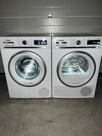 TOPSET! SIEMENS 9KG WASMACHINE SIEMENS 9KG WARMTEPOMPDROGER!, Witgoed en Apparatuur, Energieklasse A of zuiniger, Minder dan 85 cm