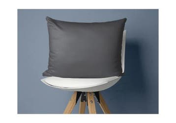 PRIMAVIERA DELUXE Satijnen 2 in 1 Kussenslopen Antraciet - 1, Nieuw