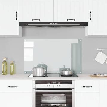 vidaXL Spatscherm keuken 100x60 cm gehard glas transparant, Huis en Inrichting, Verzenden, Nieuw