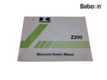 Instructie Boek Kawasaki Z 200 1977-1984 (KZ200) English, Verzenden, Gebruikt