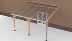Douglas Terrasoverkapping Polycarbonaat Helder Geschaafd 500, Nieuw