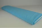Aqua blauw chiffon stof  - 15 of 50 meter rol, Blauw, 120 cm of meer, Ophalen of Verzenden, Polyester