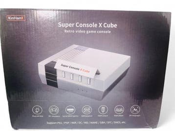 Veiling - Super Console X Cube - Retro Game Console (50.000+, Spelcomputers en Games, Nieuw