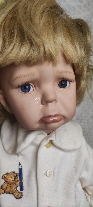 Handmade By Belgian Doll Maker - Pop - Sad toddler -