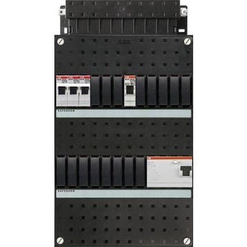 ABB groepenkast 3-fase, 1 groep, 1 Aardlekschakelaar 4-P, 1, Ophalen of Verzenden, Nieuw