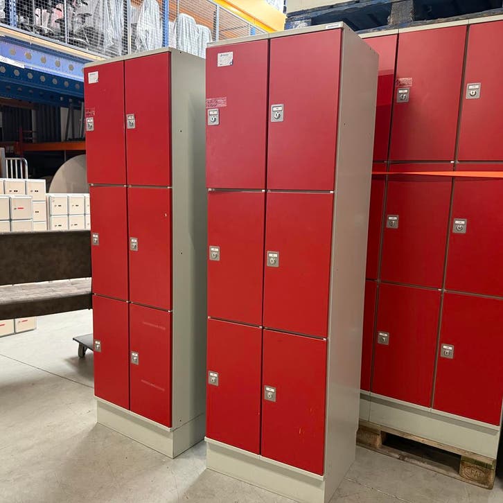 6-deurs Oostwoud locker - 195x60x50 cm, Huis en Inrichting, Kasten | Lockerkasten, Ophalen of Verzenden
