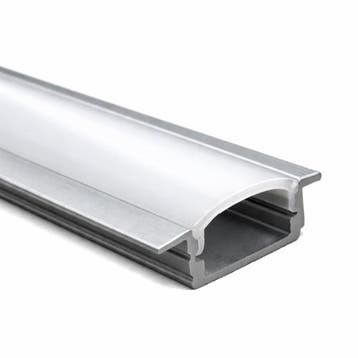 LED Strip Profiel Inbouw | 3 Meter uit één stuk | Zilver |, Ophalen of Verzenden, Nieuw