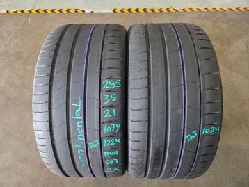 295/35/21 107Y MO1 CONTINENTAL SP7 ZOMERBANDEN 5,9MM PROFIEL, Ophalen, Gebruikt, 295 mm, 21 inch