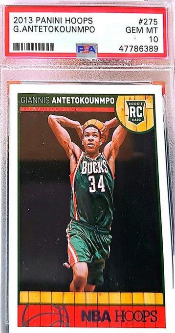 2013 Panini NBA Hoops Giannis Antetokounmpo #275, Nieuw