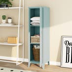 Lockerkast Kurikka metaal 137x38x38 cm grijsblauw [en.casa], Huis en Inrichting, Kasten | Lockerkasten, Verzenden, Nieuw