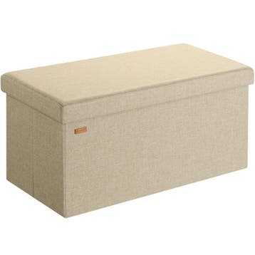 Opbergbank Beige 76x38x38cm (Meubelen, Interieur), Verzenden