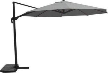Zweefparasol VirgoFlex Grijs Ø350 cm, Ophalen of Verzenden, Nieuw