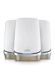 Netgear Orbi RBKE963 - Mesh WiFi - AXE11000 - 3-Pack Wit, Computers en Software, WiFi-versterkers, Zo goed als nieuw