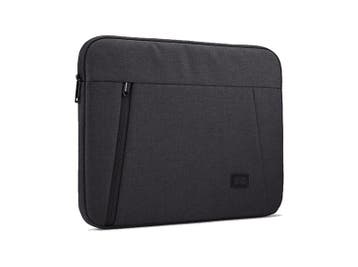 Case Logic - Huxton Sleeve Black Recycled Beschermhoes Zwart, Computers en Software, Windows Laptops, Qwerty, Nieuw, 14 inch, Onbekend