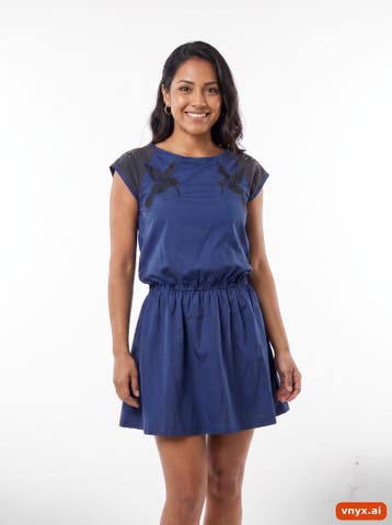 BOAS Casual jurken Dames maat XXS Marineblauw Vintage, Ophalen of Verzenden, Nieuw
