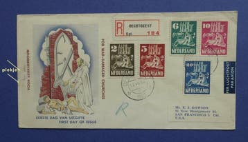 Nederland 1950 - LASTIGE FDC Uitgave J. Boom BO6 Kerken 1e, Gestempeld