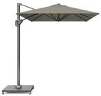 Voyager T1 zweefparasol 300x200 cm taupe met 75KG voet en, Tuin en Terras, Parasols, Ophalen of Verzenden, Nieuw